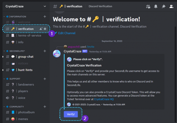 CrystalCraze Discord Server - CrystalOpedia